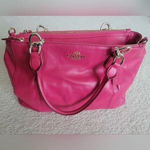 Coach Pink Leather Purse